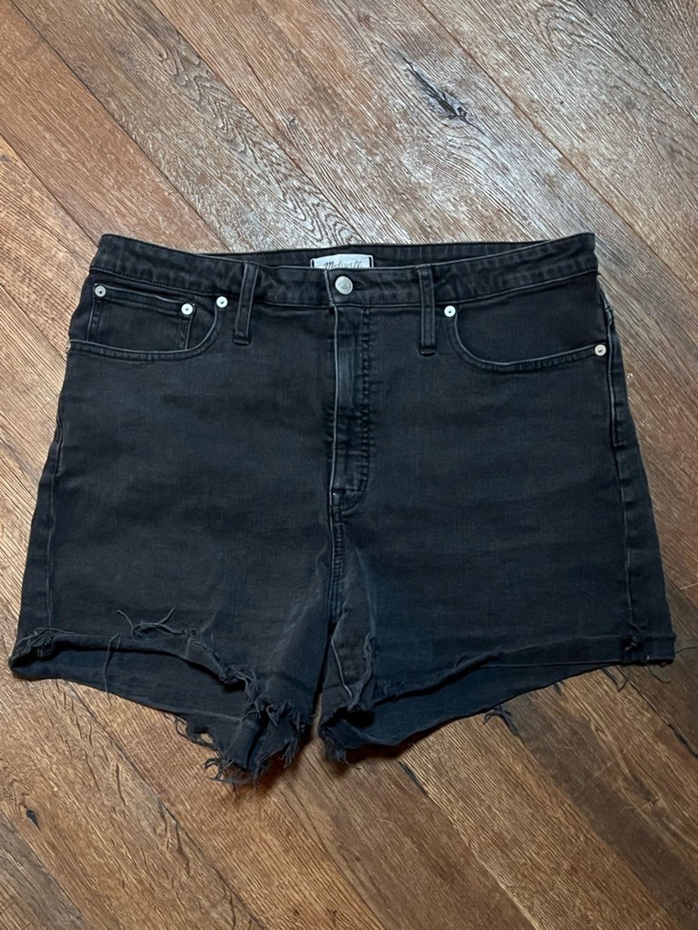 Madewell lunar high rise shorts
